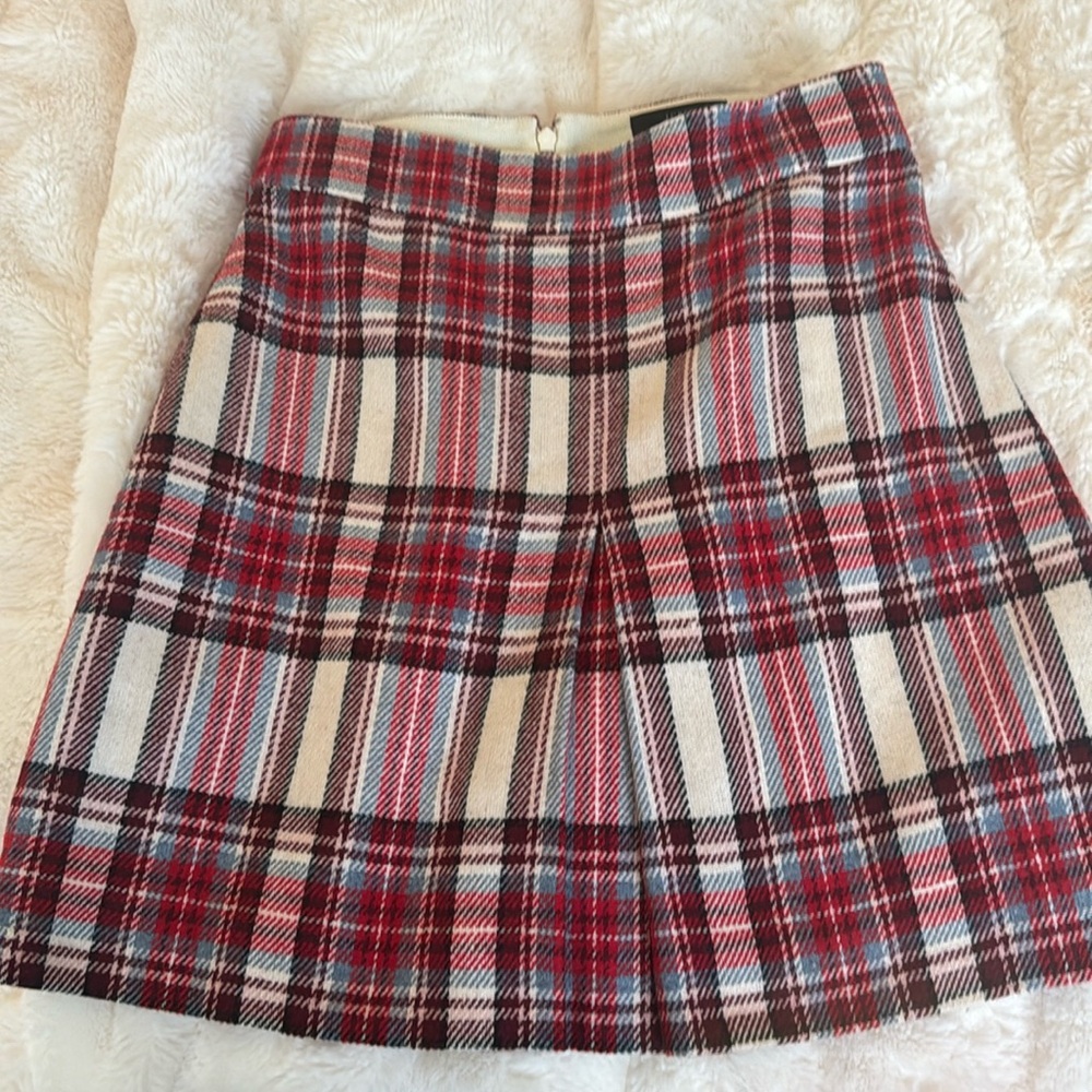 Jcrew plaid skirt